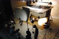 本格的な撮影スタジオで、実践的な授業を展開！